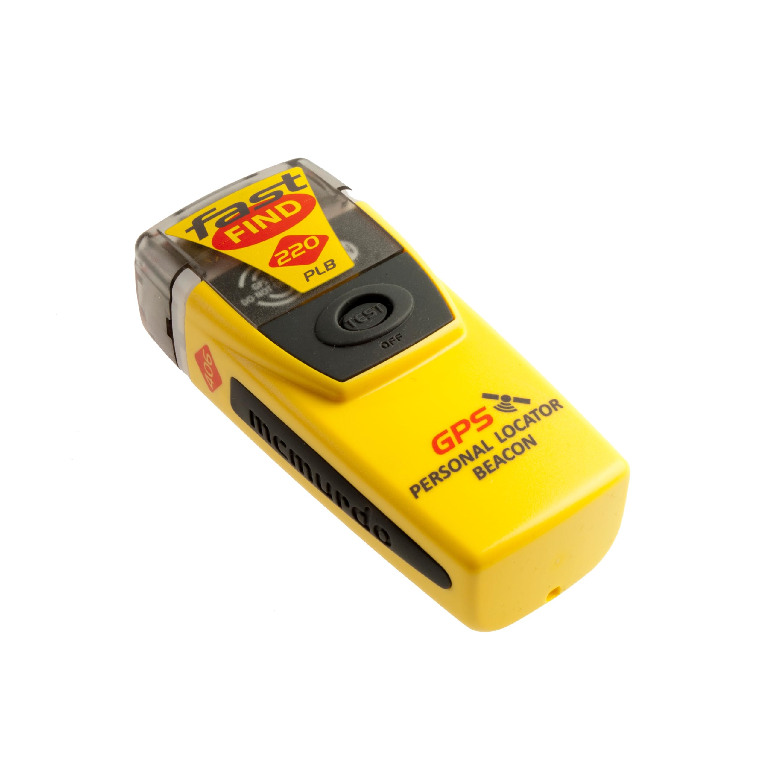 McMurdo FastFind 220 PLB | Satélite 406 MHz | GPS | Sin suscripción | Resistente al Agua | Flotante | Compacto | Señal 121,5 MHz | Cobertura Global | Programado para Registro en el Reino Unido