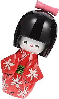 BESPORTBLE Boneca De Quimono Estilo Japonês Bonecas Japonesas De Madeira Artesanais Japonesas