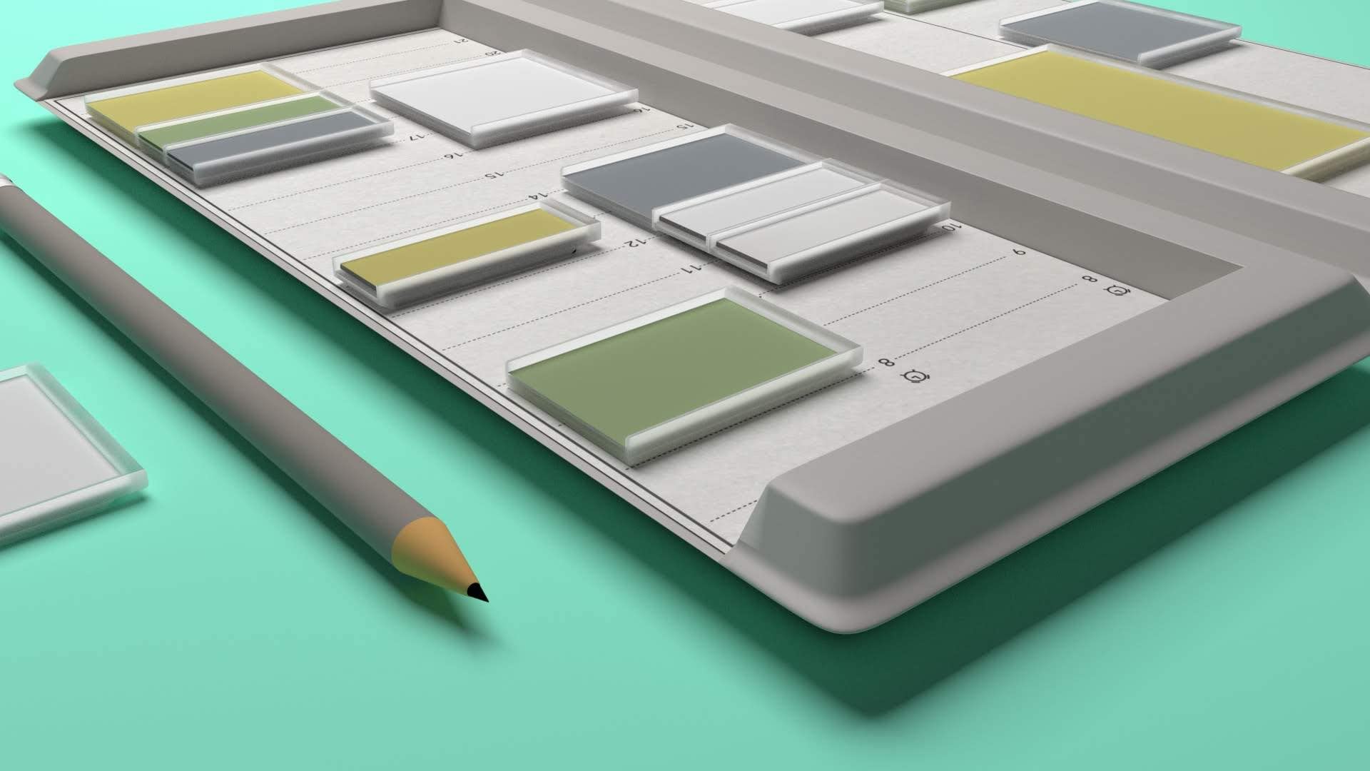 Bravestorming MoverBook Organizer Magnetico Per Appunti E Progetti, Con 2 Modelli, Similpelle - 5