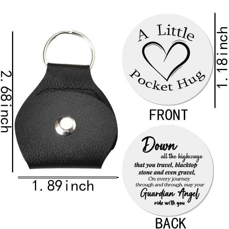 Sisadodo Down All the Highways Pocket Token Gift for Men and Boys, Long Distance Relationship, Safe Ride, Graduation, Birthday, Christmas, Friends, Family, Husband, Boyfriend