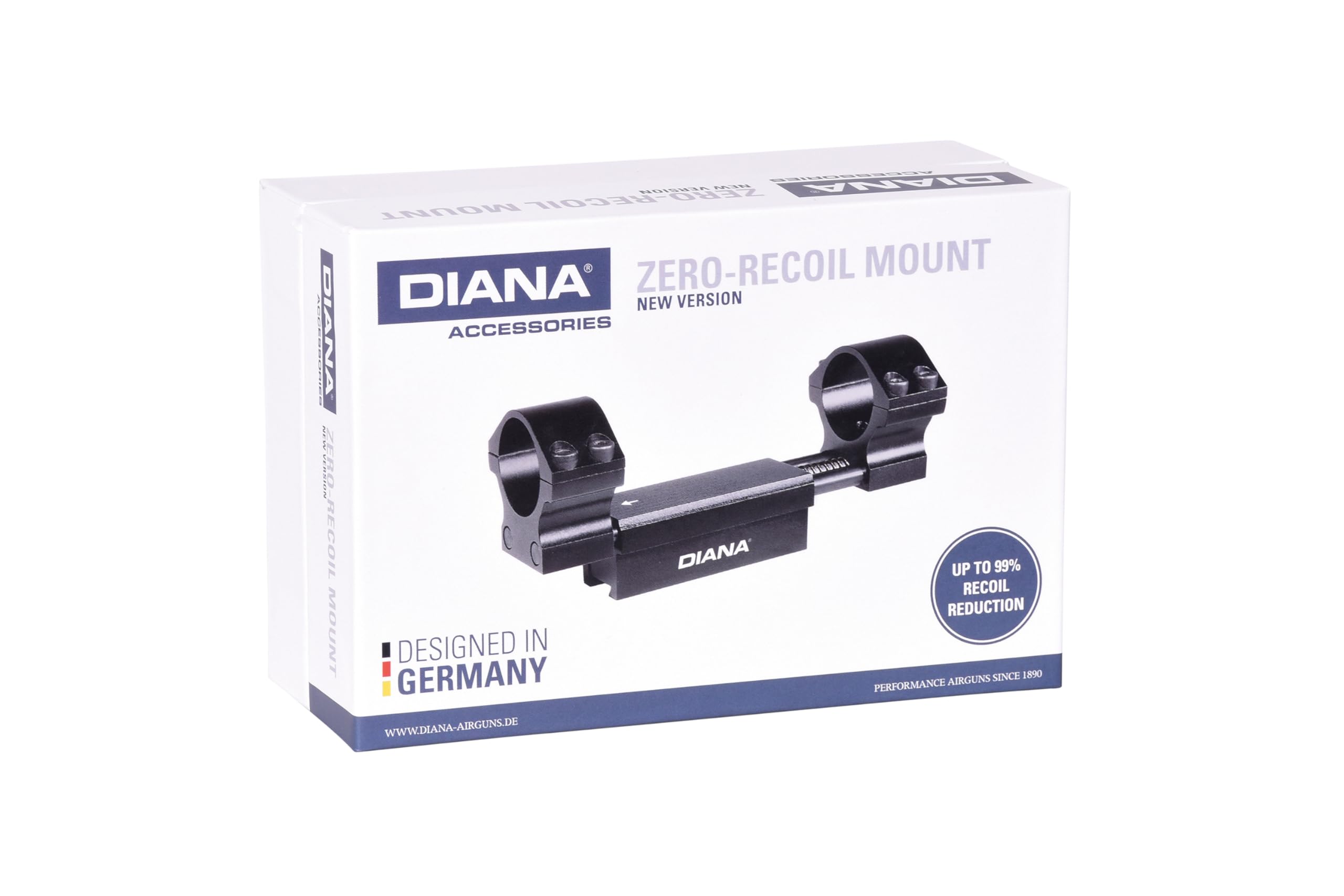 Diana ZR - Cannocchiale di destinazione per Guida Prismenschen da 11 mm, Ø 25,4 mm e Ø 30 mm, Anche per Fucili ad Aria Forte, Piccolo Calibro Softair