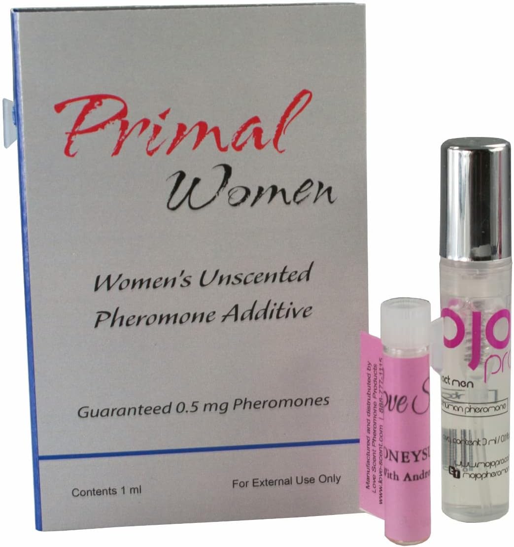 Pheromone Sampler for Women - Women's Pheromone Starter Kit - 3 Piece Pheromone Beginner Pack For Women