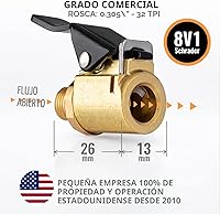 Vista 7 de Chuck Mates - Accesorio de conexión rápida prémium para infladores de neumáticos de tipo abierto (paquete de 1)