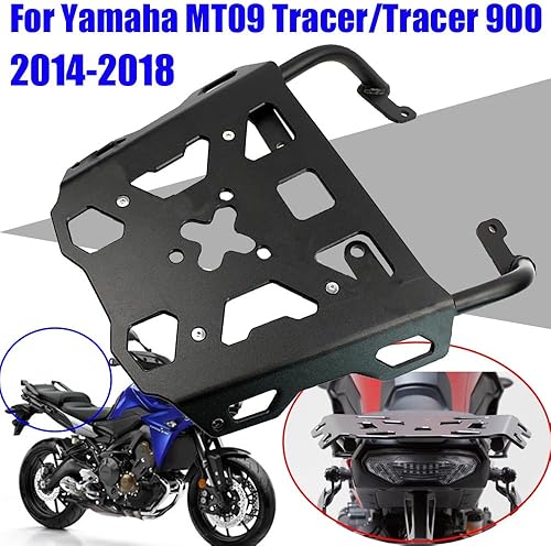 Miniatura 2 de Luggage Carrier Motorcycle Rear Luggage Rack Tail Box Shelf Holder Support for MT09 MT-09 Tracer 900 Tracer900 2014 2015 2016 2017 2018