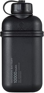 エレコム モバイルバッテリー 10000mAh 大容量 NESTOUT 防水 防塵 IP67 合計20W 急速充電 入力(USB-C×1) 出力(USB-C×1/USB-A×1) 耐衝撃 PSE認証 おまかせ充電対応 アウトドア iPhone iPad Android 各種対応 ブラック DE-NEST-10000BK