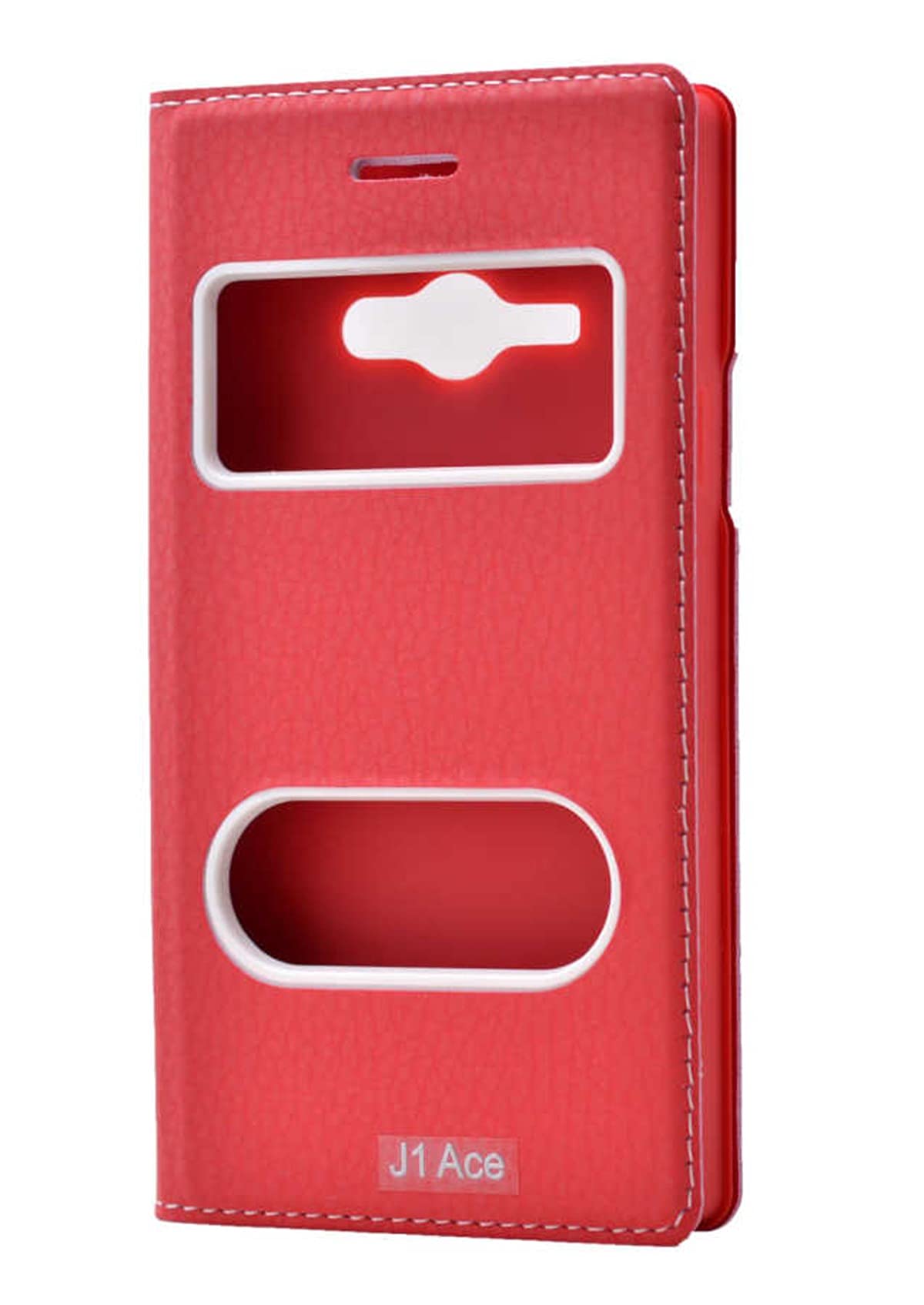 Zore 2940 Galaxy J1 Ace ile Uyumlu Kılıf, Dolce Case, Kırmızı