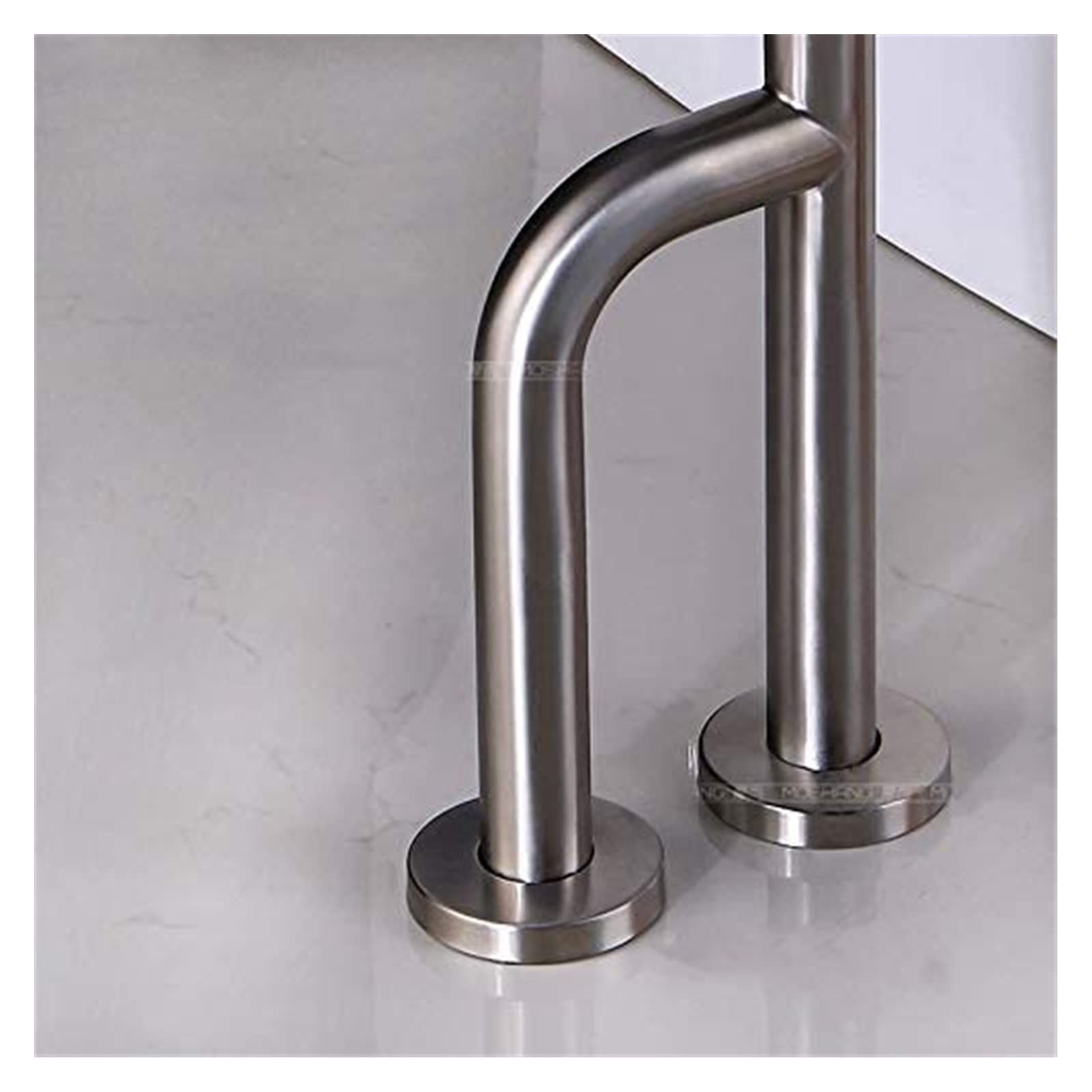 Agarraderas Barra de apoyo curva de acero inoxidable for inodoro, pasamanos de seguridad for suelo, toallero, pasamanos de pared, asidero de baño for personas mayores