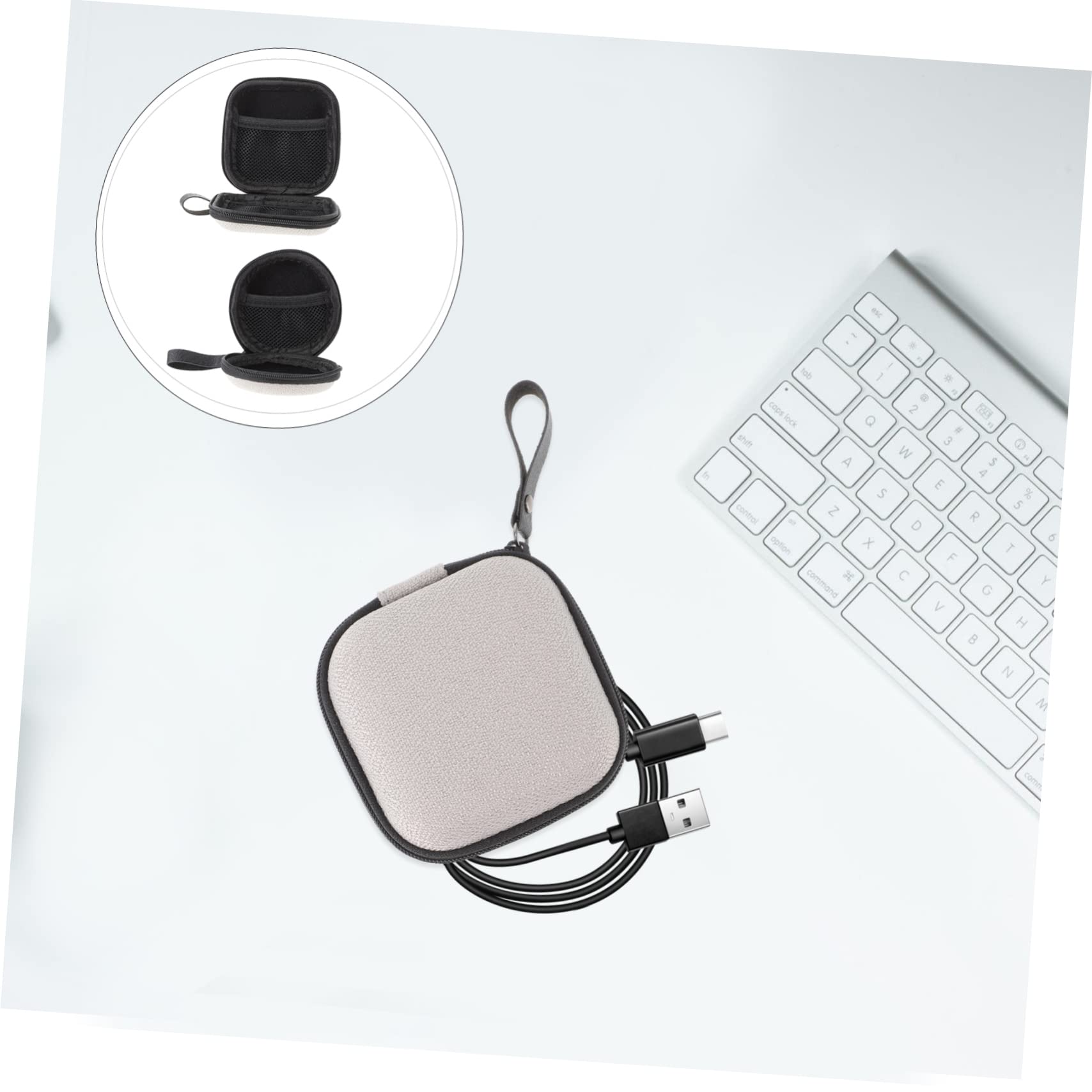 Gatuida 10 Piezas Bolsa De Almacenamiento para Auriculares Bolsas De Almacenamiento con Cremallera Búsqueda 2 Caso Soporte para Auriculares Búsqueda 1 Material Compuesto Minibolso USB