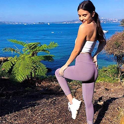 Pacote com 3 leggings para mulheres – calças de cintura alta slim controle de barriga para ioga, tre
