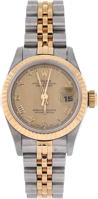 Pre-Loved Oyster Perpetual Datejust Automatic Watch Stainless Steel and Yellow Gold 26
