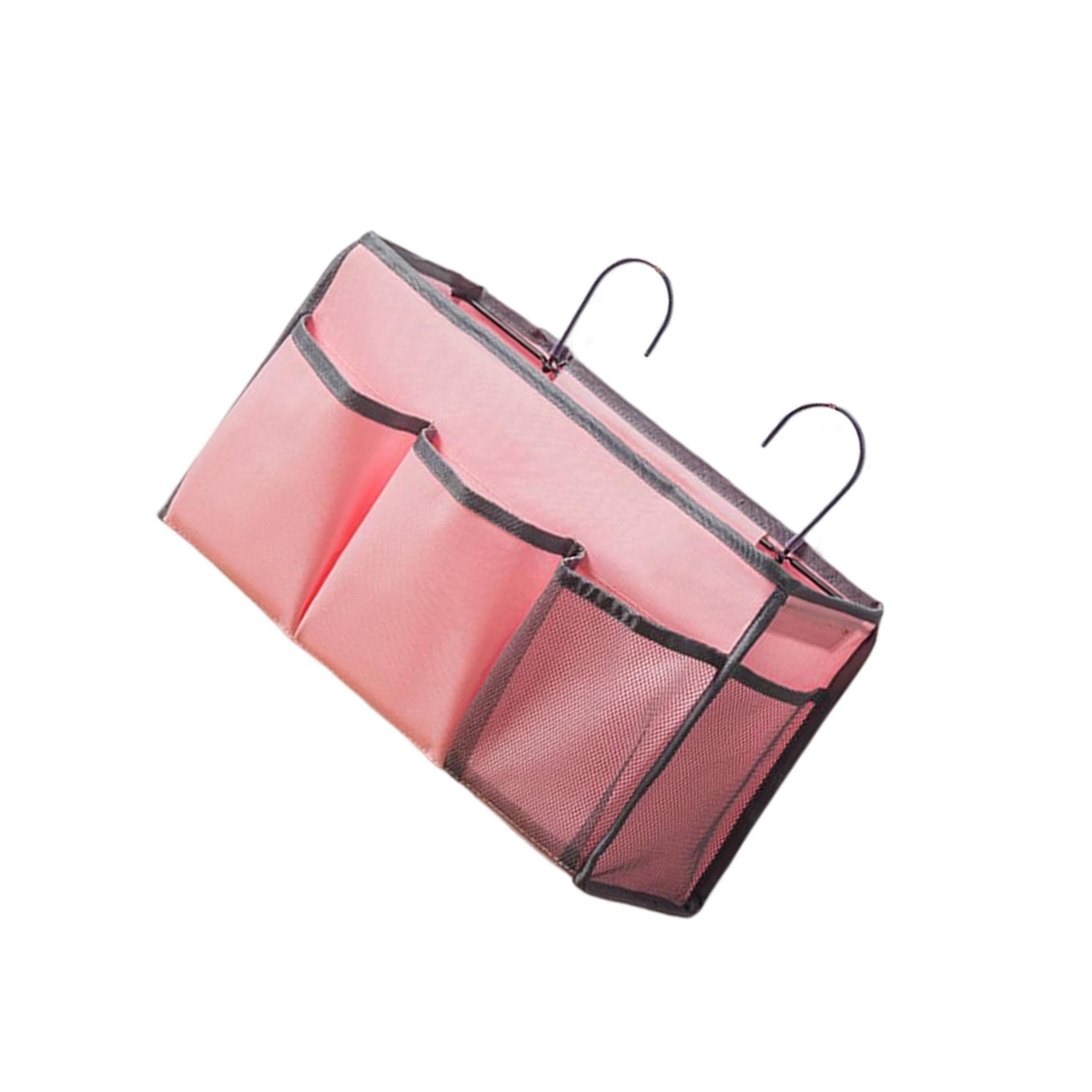 Qlecxzi Bedside Hanging Storage Basket Multifunction Practical Organizer For Small Items And Magazine Clean And Tidy Hanging Organizer Bed Pockets Bedside