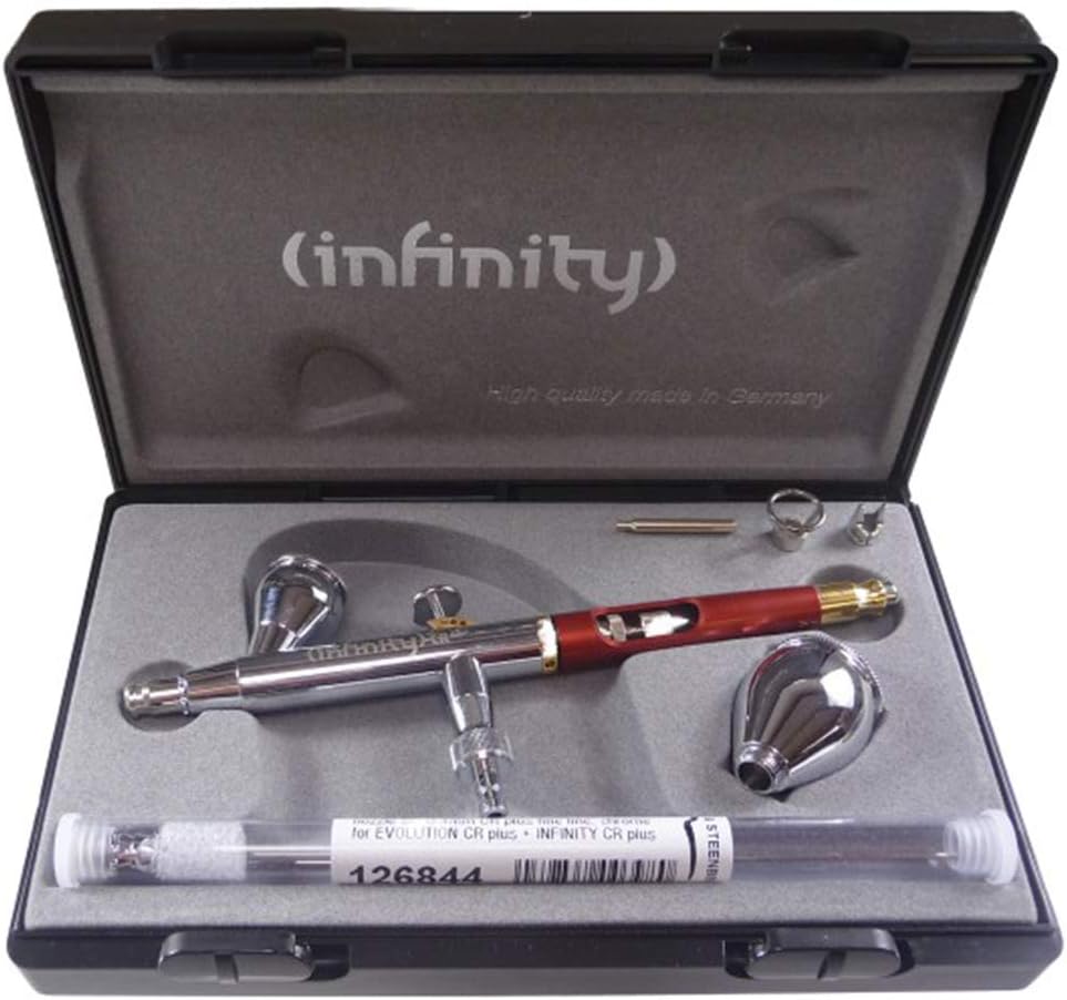 Amazon.com: Harder & Steenbeck Infinity CR Plus 2in1 Airbrush 2 Cups ...
