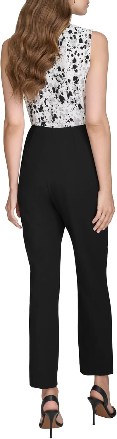 Halston Womens Slim Leg Woven High Waisted Pant - Image 4