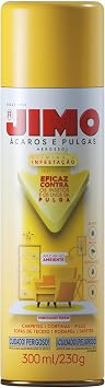 JIMO Ácaros Pulgas Carrapatos Aerossol 300ml Sem Fragrância