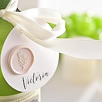 Vista 8 de UNIQOOO Calcomanías de Sello de Cera - Calcomanías de Sello de Sobre de Invitación de Boda de Romero, 100 Piezas de Calcomanías Autoadhesivas