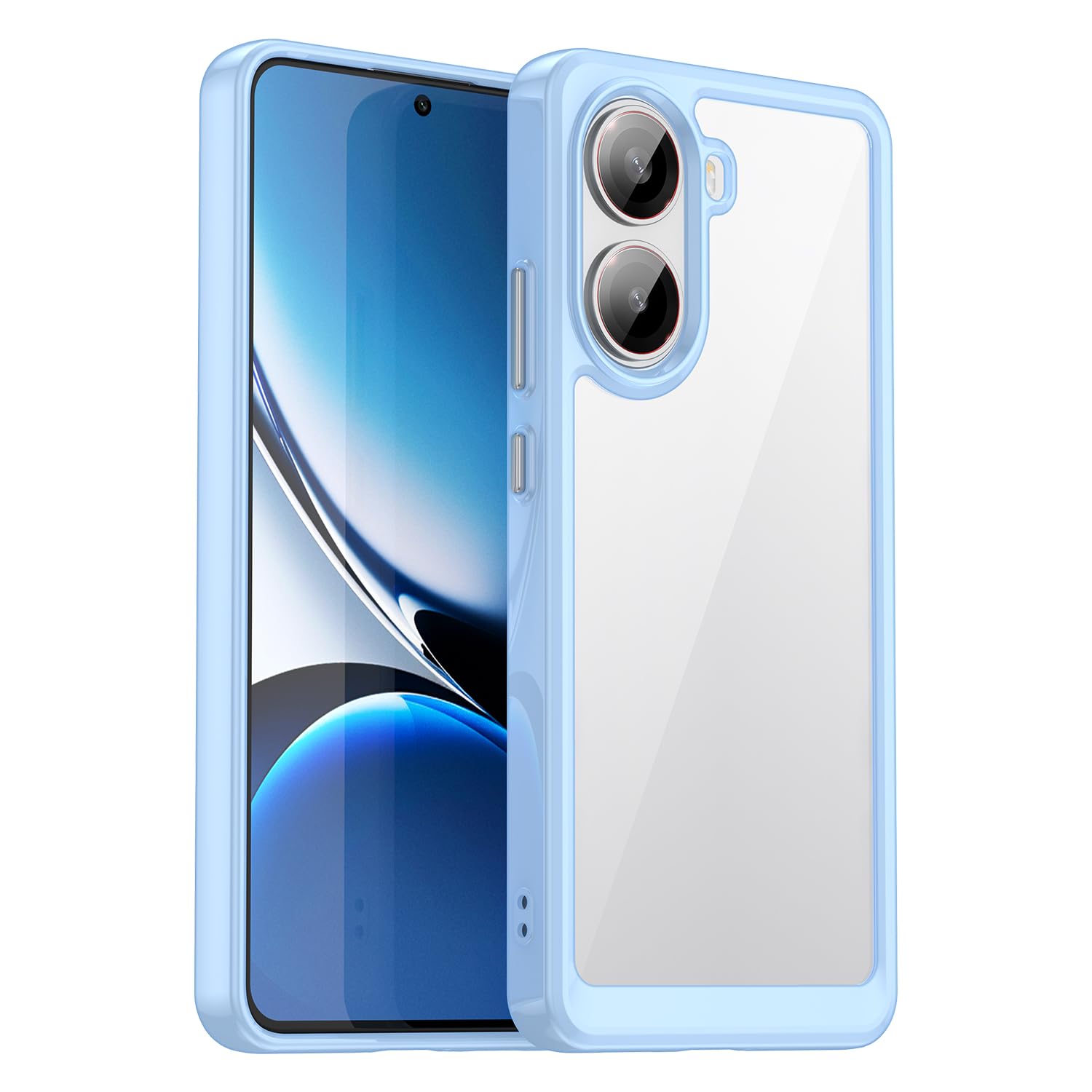 Amazon.co.jp: Xiaomi Poco X7 Pro 用 ケース クリア 耐衝撃 薄型 米軍