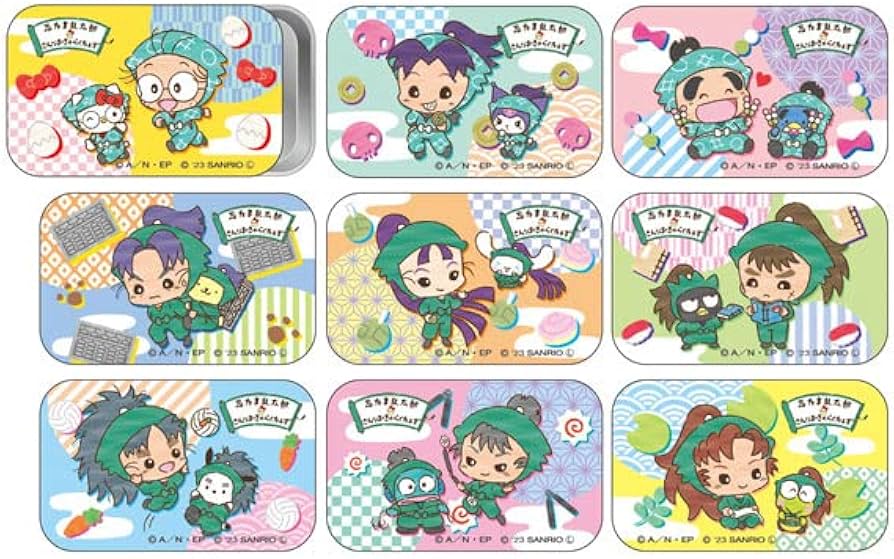 Amazon.co.jp: 忍たま×サンリオ トレーディング缶ケース（忍たま乱太郎