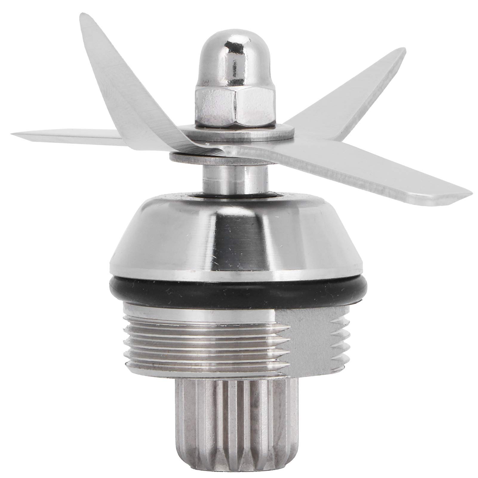 Blender Blade Replacement, 4 Leaf Stainless Steel Blade Assembly, Blender Replacement Parts Compatible with Mixer 32oz 64oz Container