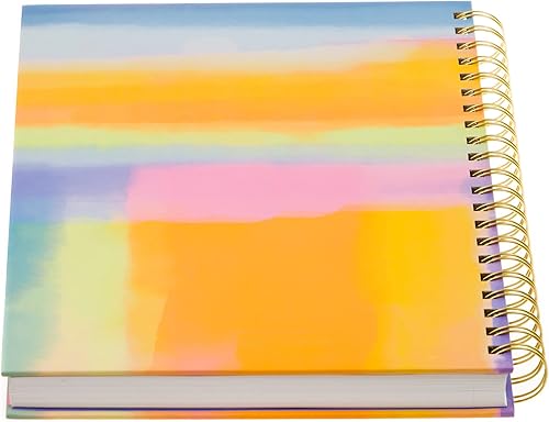 Vista 6 de Eccolo Cuaderno de bocetos grande con espiral, 104 hojas perforadas, papel de dibujo sin ácidos, ideal para medios secos (80 libras/4.23 oz/m²)