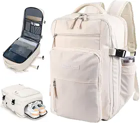 Romantic Crown Mochila de Viagem Expansivel Avião Grande Feminina,Mochila Executiva Masculina Impermeável Reforçada para Notebook,Casual Esportes Hiking Escola Presente