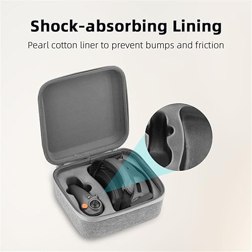 Miniatura 4 de Estuche de transporte para DJI Avata 2 accesorios, gafas 3 bolsa de viaje portátil Estuche de almacenamiento rígido para DJI Goggles 3 y RC Motion 3