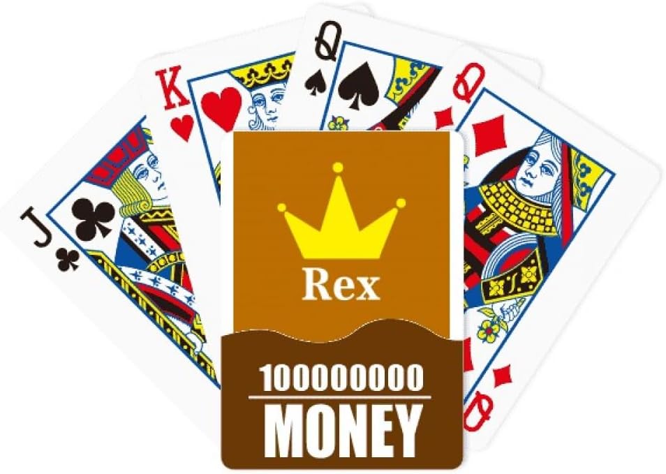 Rex Authority King Commander Kether Poker Playing Card Funny Hand Game