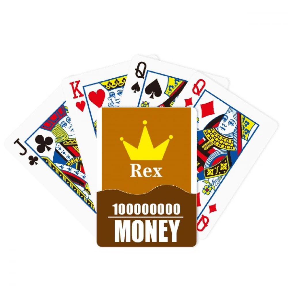 Rex Authority King Commander Kether Poker Playing Card Funny Hand Game