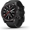 Garmin GARMIN fenix 77X Pro Sapphire Dual Power Ti Carbon GrayBlack flagship model Solar chargeable multi-sport GPS watch 28 days long battery life 9 days solar charging running Golf etc. Compatible with over 30 types Compatible with AndroidiOS Suica function Japanese gene electrocardiogram ECG App compatible model