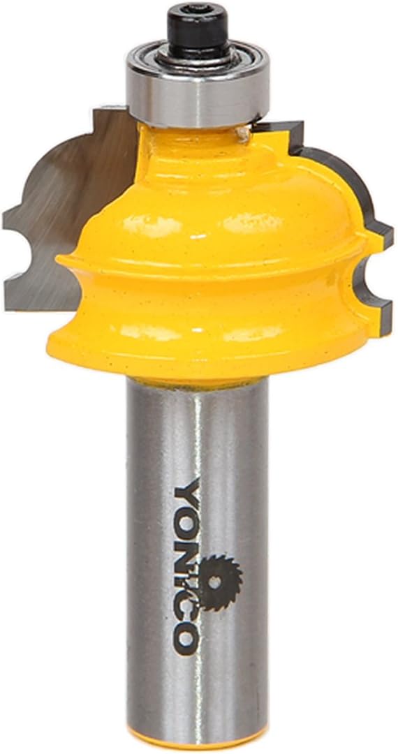 Yonico 16137 - Architectural Molding Router Bit, Cutting Height: 3/4", Cutting Depth: 7/16" - 1/2" Shank, 1/2 Inch