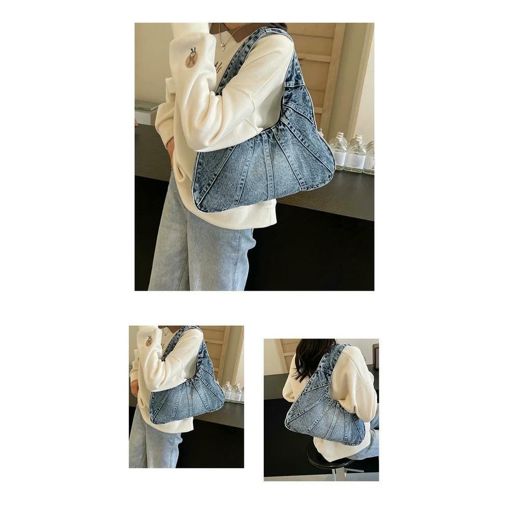 GLDFW - Borsa a tracolla in denim alla moda, da donna, per il tempo libero, per il tempo libero