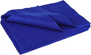 Bundooraking- 20 pcs Soft Felt Sheets,Felt Fabric Sheets for Crafts.7"x11"(18 * 28.5cm/Dark Blue),Thicker Than 1mm Nonwoven,Patchwork Sewing DIY Craft,Craft Felt Sheets.