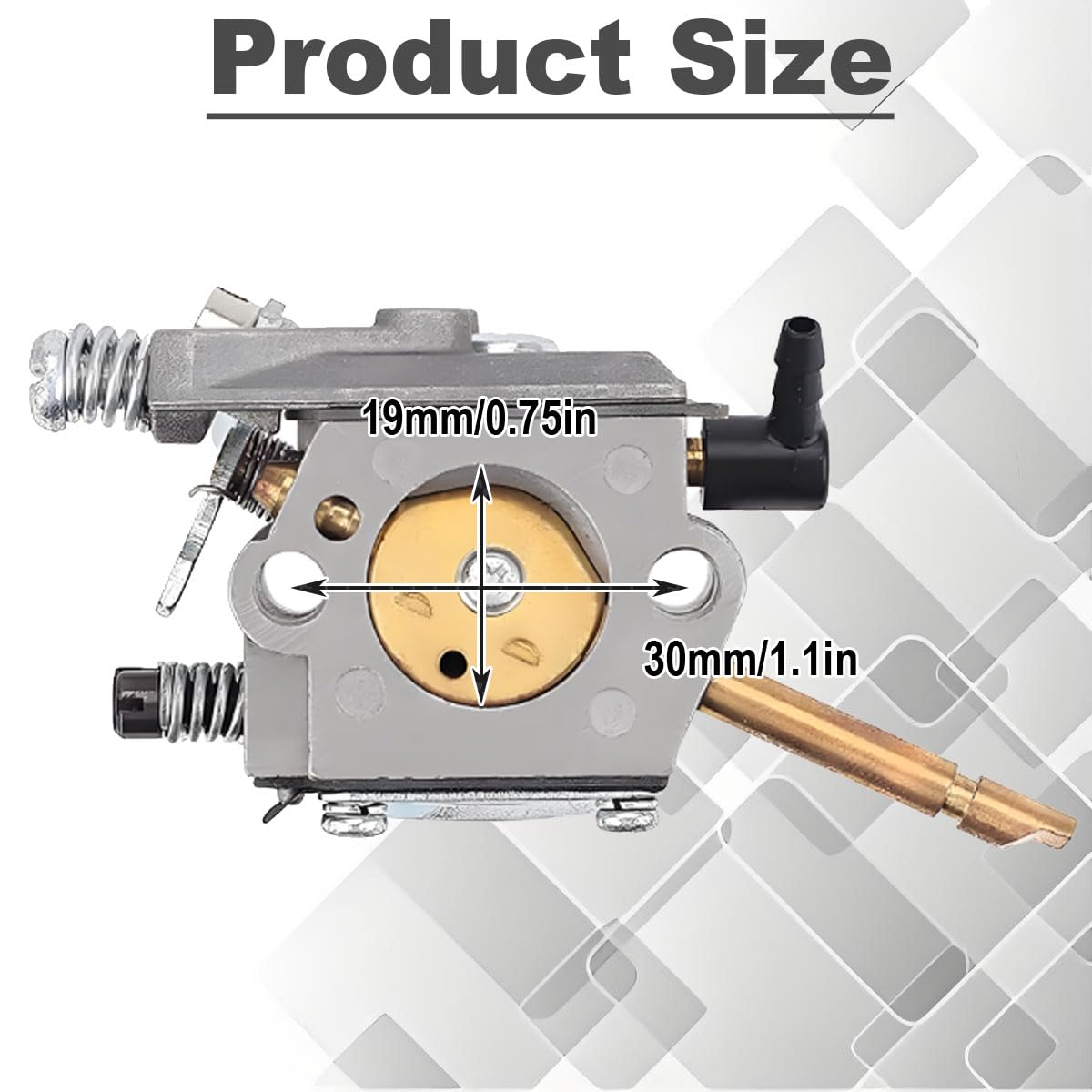 Carburateur FS66 pour Stihl FS86 FS48 FS52 FS56 FS62 FS81 FS106 FS66 Débroussailleuse BR400 Souffleur de Feuilles WT-45 WT-45-1 WT-45A WT-112-1 Pièces de Rechange 4126 120 0600