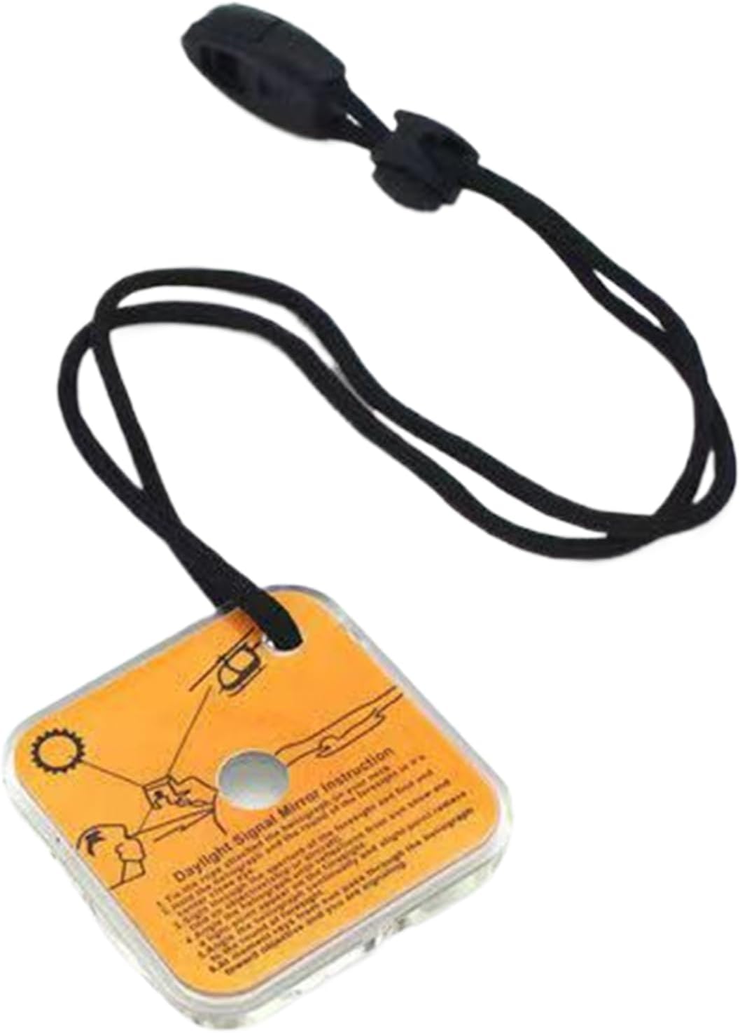 Survival Mirror, Outdoor Signal Mirror, Lightweight Outdoor Survival Technologies, Small Signal Mirror for Holidays, Car, Outdoor Adventures