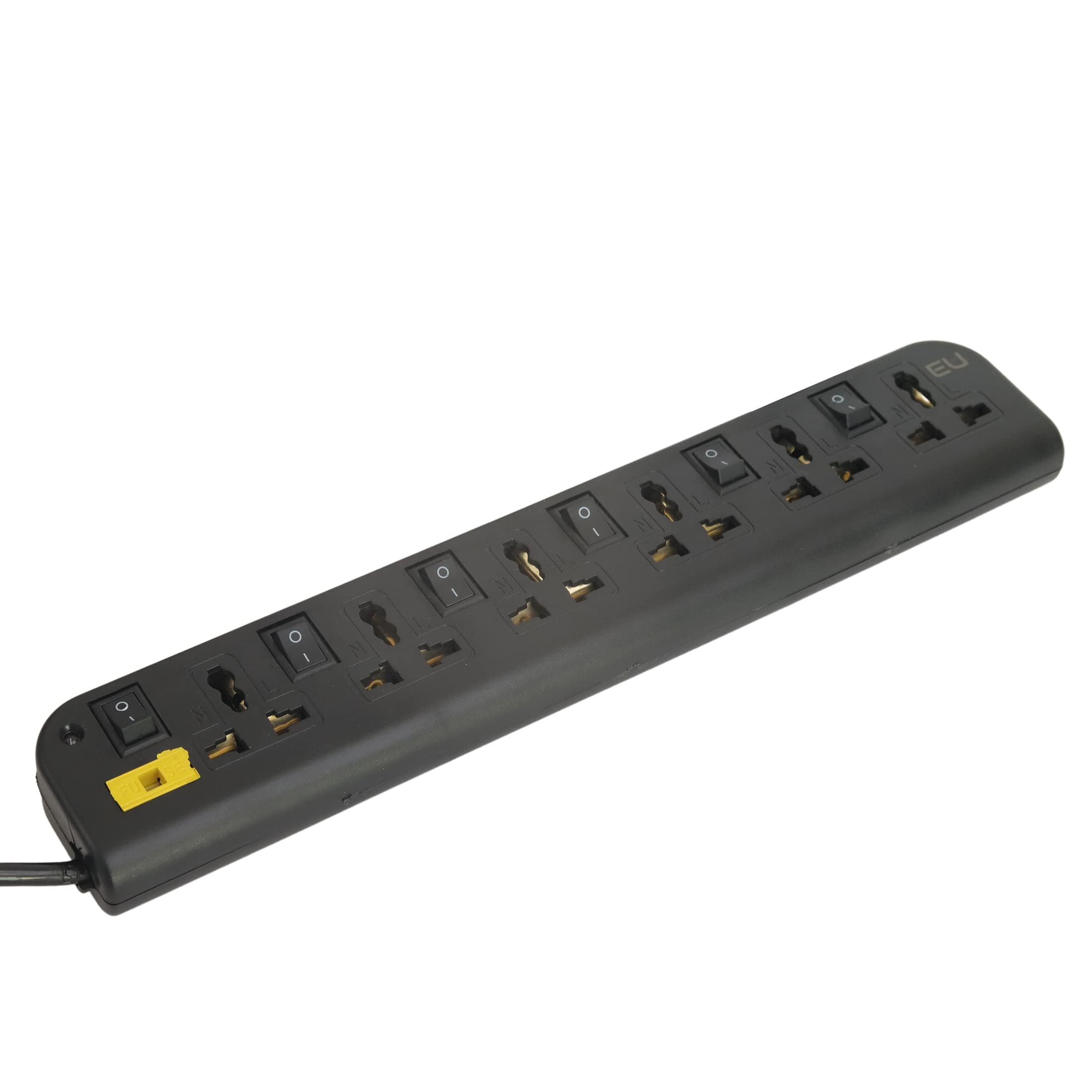 Buy EU Power Extension Board, 6 Universal Sockets and 6 Switches, Fire
