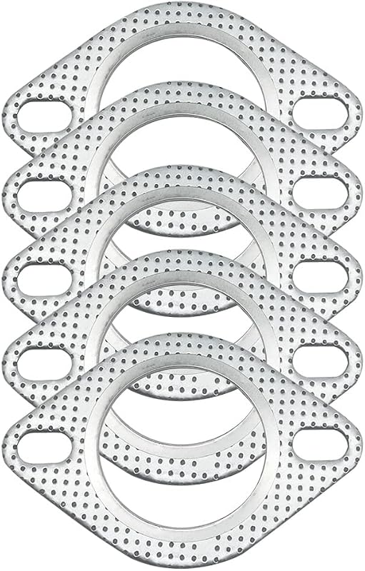 Junta de flange do escapamento Tabazy 60 mm para turbo e coletor – Kit com 5 unidades
