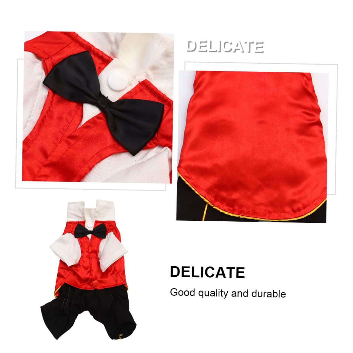 BESPORTBLE 2 Pezzi Costume Di Trasformazione Per Animali Domestici Vestiti Funky Costume Di Halloween Per Animali Domestici Da Sanguisuga Per Vestiti Per Cani Da Compagnia Forniture