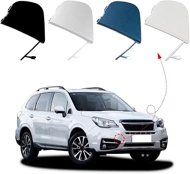 Car Front Right Bumper Tow Hook Cover for Subaru Forester 2016 2017 2018 Tow Hook Eye Hole Cover 57731-SG220 Pearl Blue, Right Passenger Side