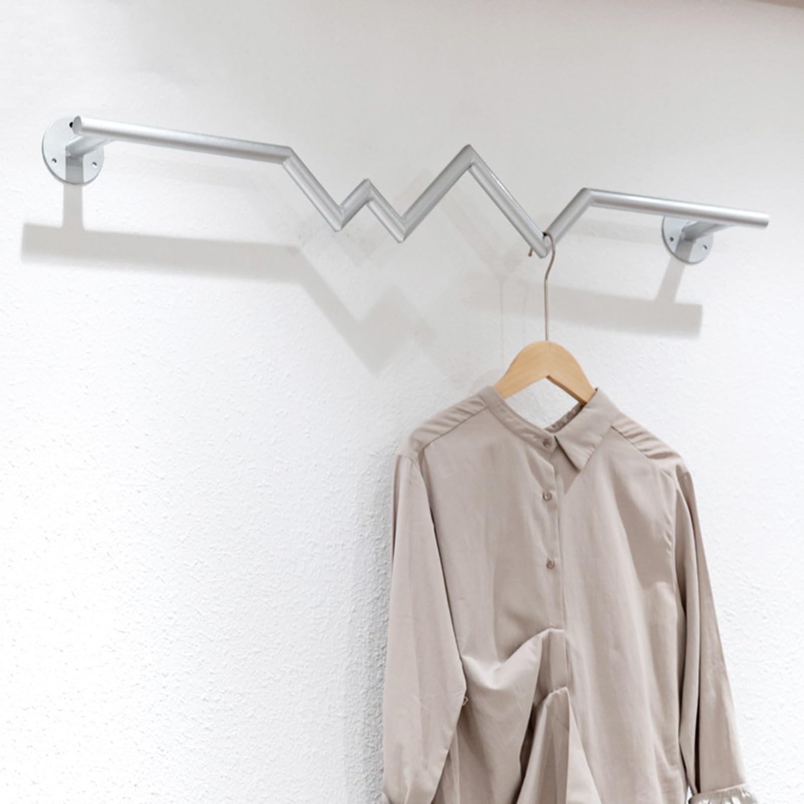 Portemanteau mural en métal robuste 60kg pour chambre