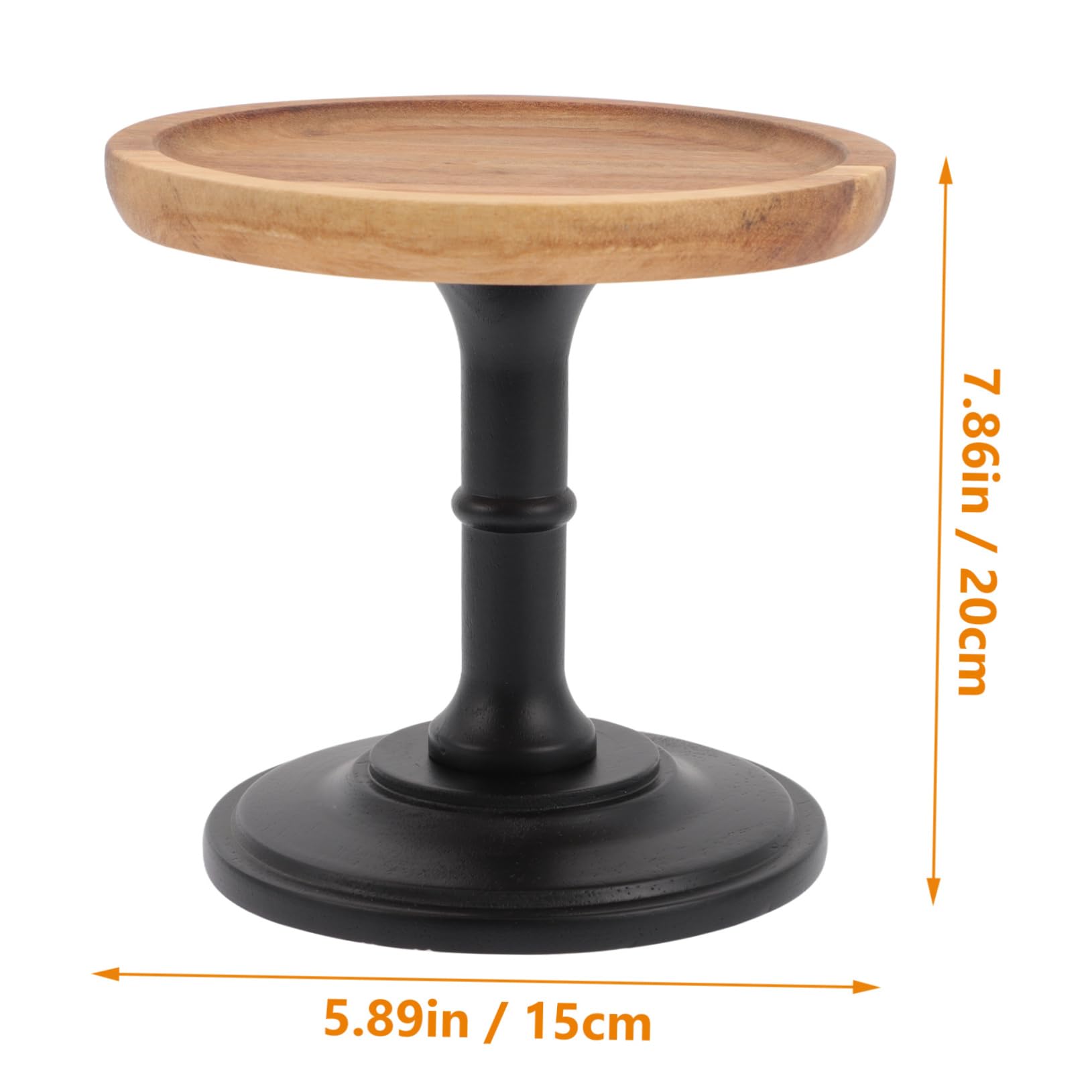 Cabilock Wooden Cake Stand Display Tray Elegant Cupcake Holder for Weddings Parties Events Sturdy Base for Stability for Desserts Appetizers Treats