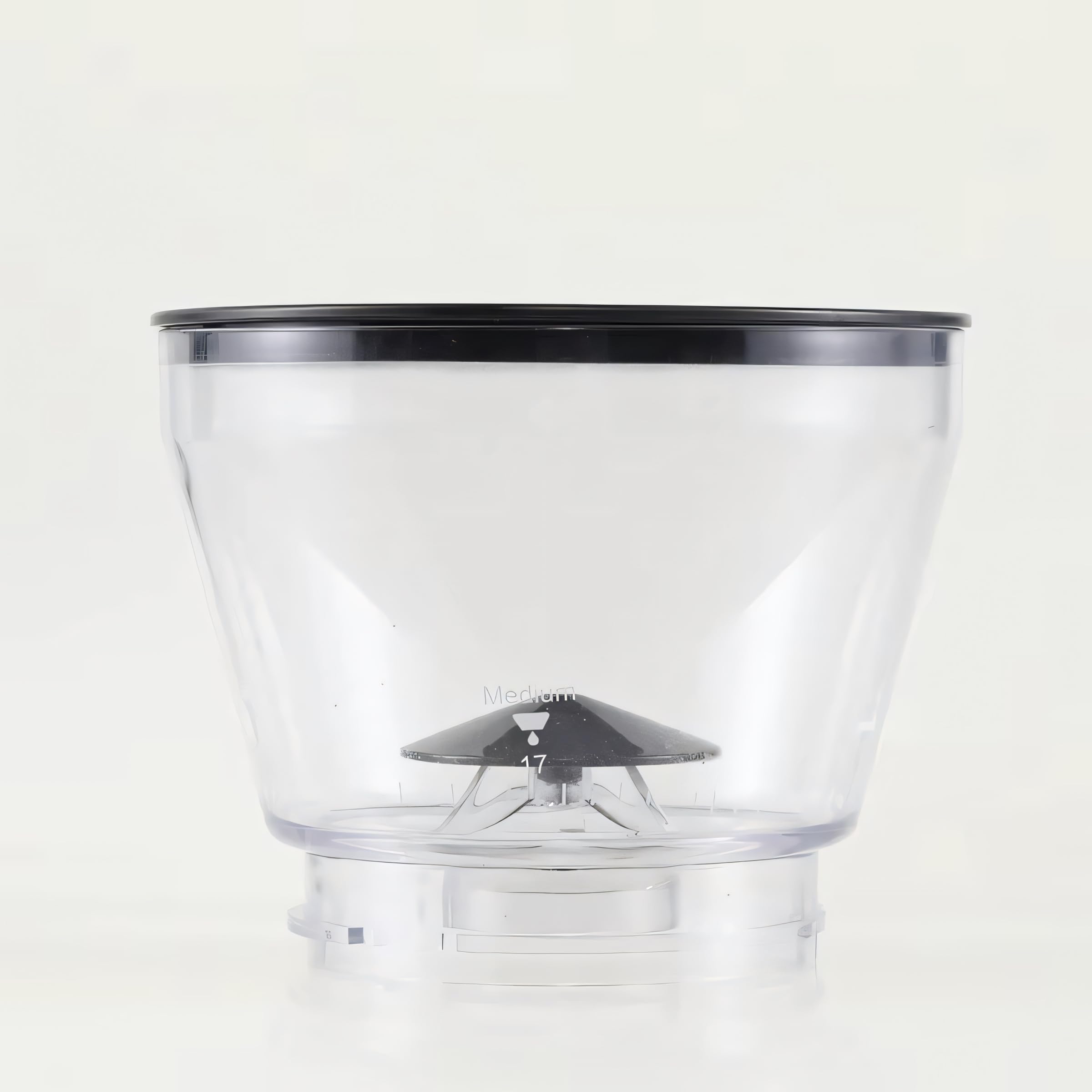 Retoo Elektrisch Kaffeemühle mit 52 Mahlgrad und Digitalanzeige, 110g Kaffeebohnenbehälter 180 Watt 500 U/min Scheibenmahlwerk für Kaffeebohnen Coffee Grinder, Kunststoff Edelstahl Schwarz