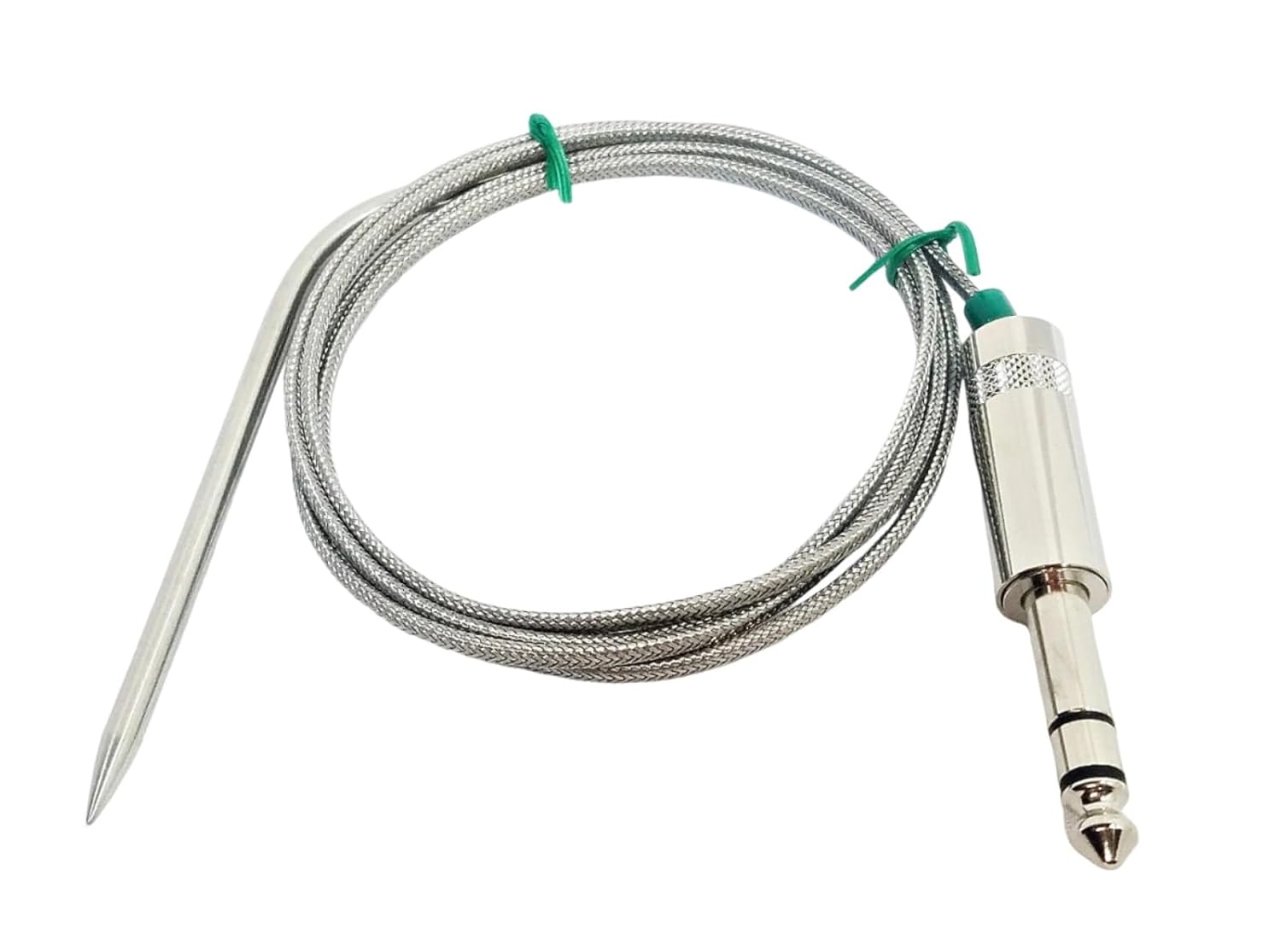 P-1035 Meat Probe Temperature Sensor - for Green Mountain Grills Plugs into The Control Board Meat Probe GMGP40 - Meat Thermometer 6" Probe, 24" Wire