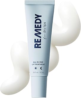 Remedy for Dry Lips - All-In-One Lip Treatment - Hydrating and Healing Lip Balm Ointment with Ceramides, Peptides, and Dimethicone - Repairs Dry, Cracked Lips - By Dermatologist Dr. Shah