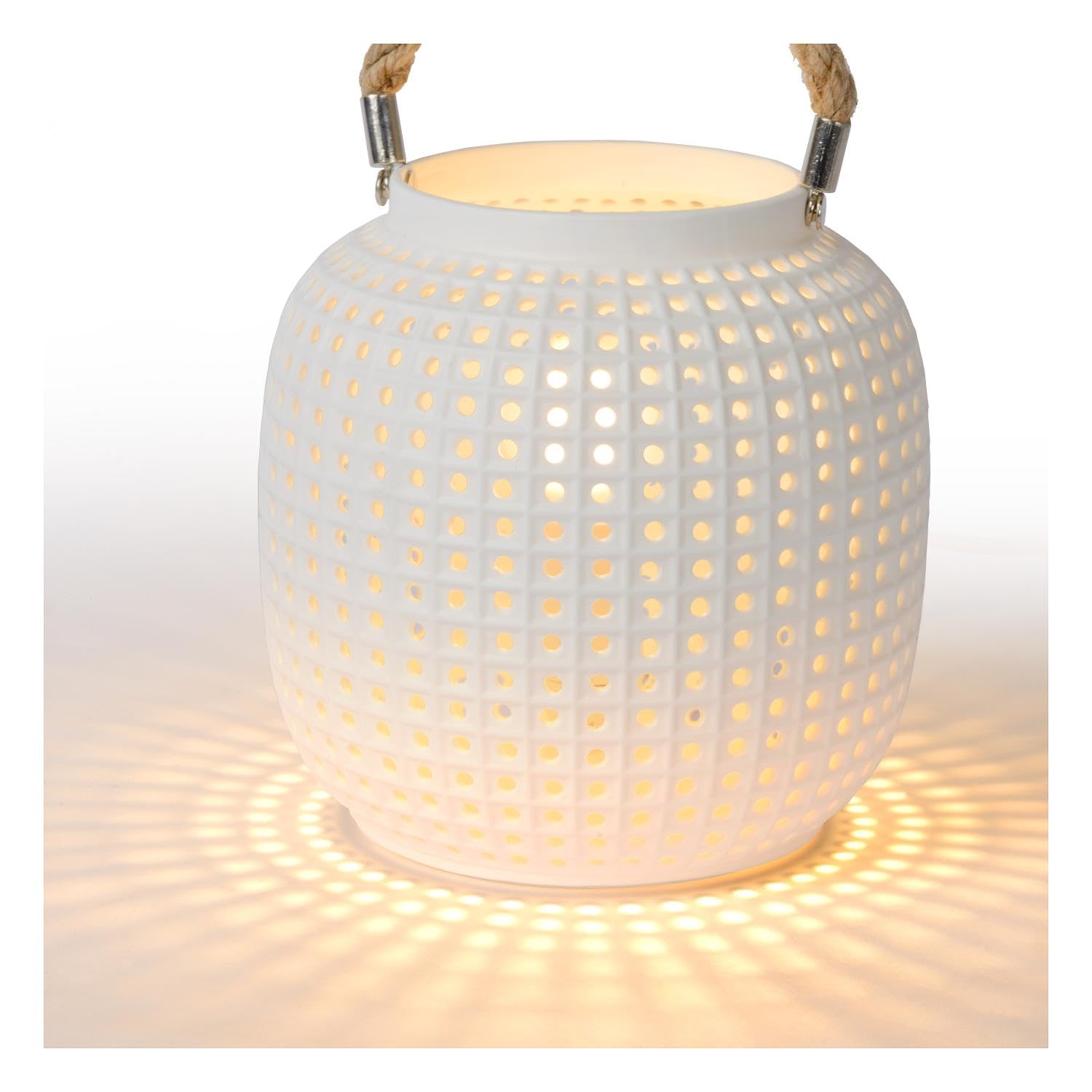 Lucide Safiya - Table lamp - E14 - White - Image 4