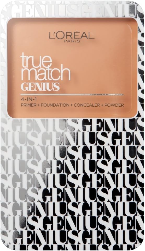 L'Oréal Paris True Match Genius Compact Foundation 4 In 1 Color 4.N Beige SPF 30 0.24 oz
