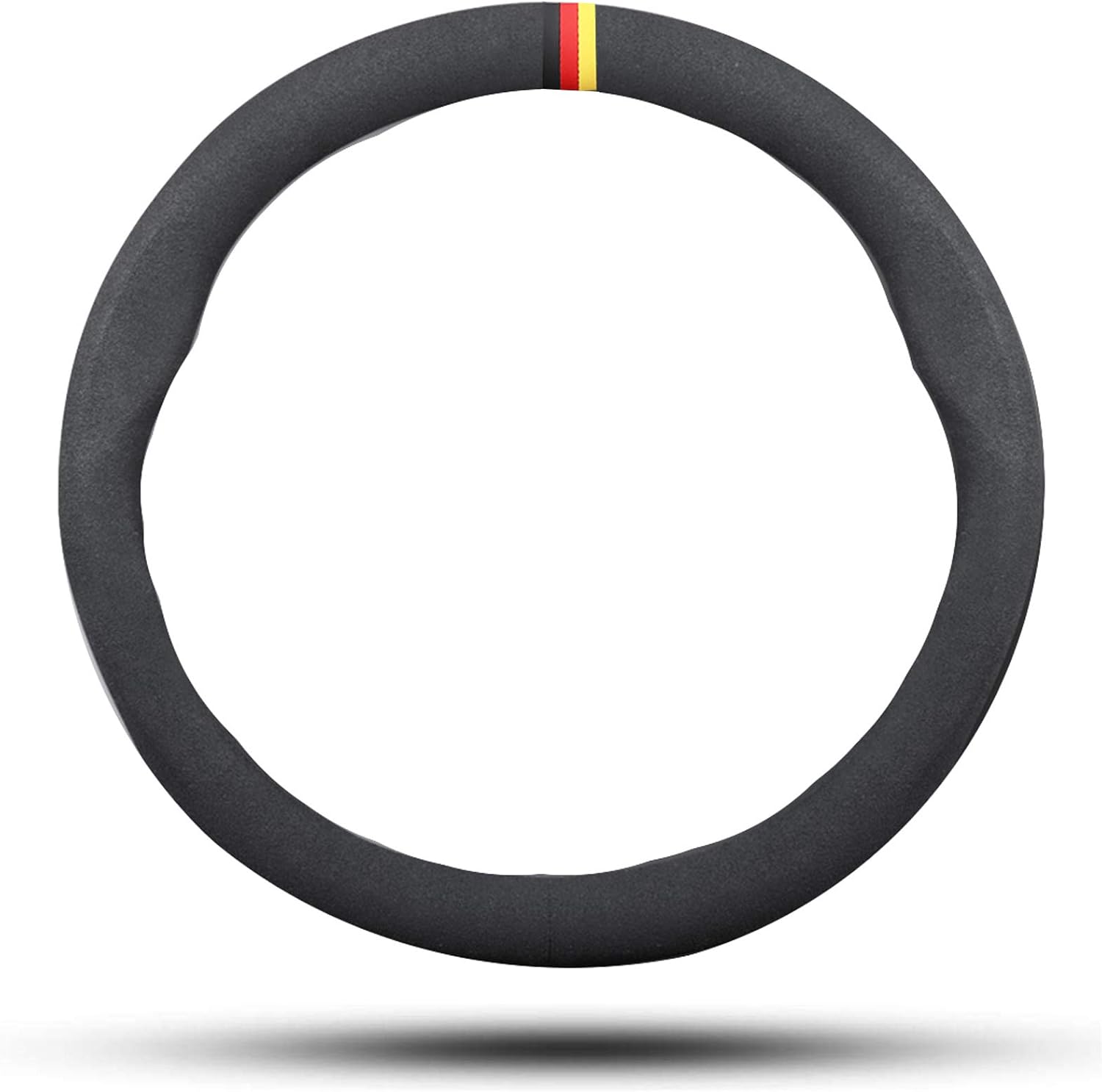 Universal Steering Wheel Cover, Made of Suede Material with TPU Hybrid Sports Interior Accessories