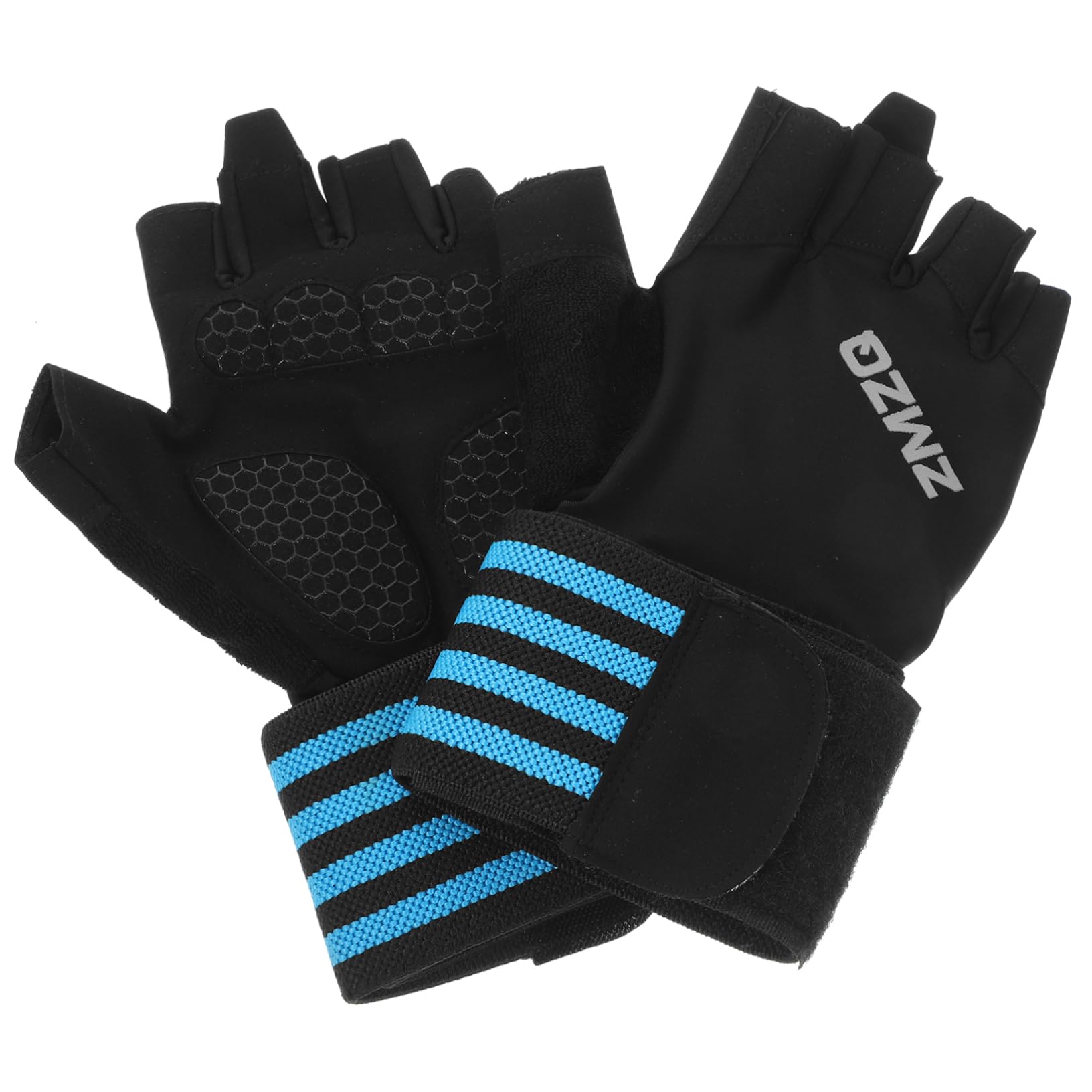 Ipetboom 1Pair Non Slip Half Finger Sports Gloves for Outdoor Activities Breathable Slip Cycling Weightlifting Gloves UV Protection for Riding Yoga Fitness