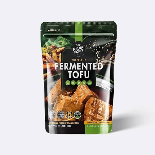 Miniatura 2 de Boiling Point 3 tazas de tofu fermentado contienen 7 piezas de tofu al vapor sin OMG apto para veganos base de sopa y condimentos listo para comer