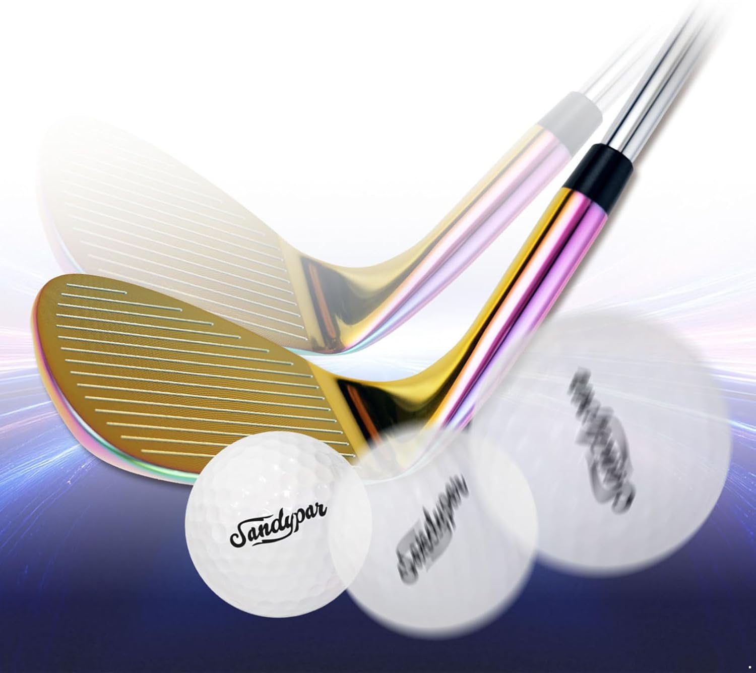 Mirror Finish Golf Sand Wedge Enhanced Groove Short Game Iron 52 56 60