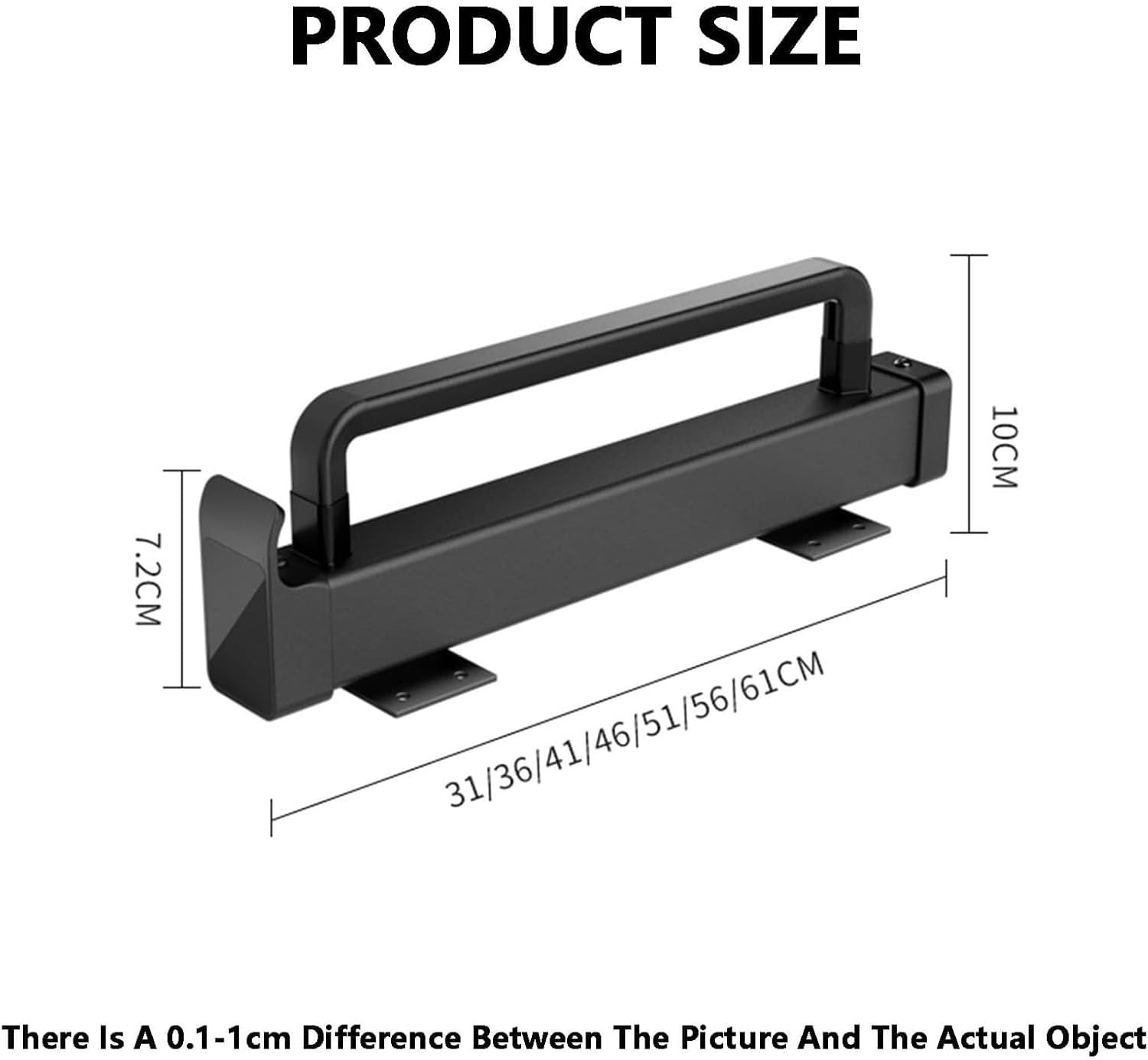 引き出し式ハンガーレール、引き出し式ハンガーロッド 伸縮式パンツホルダー、アルミ合金引き出し式クローゼットロッド、トップマウント式ズ