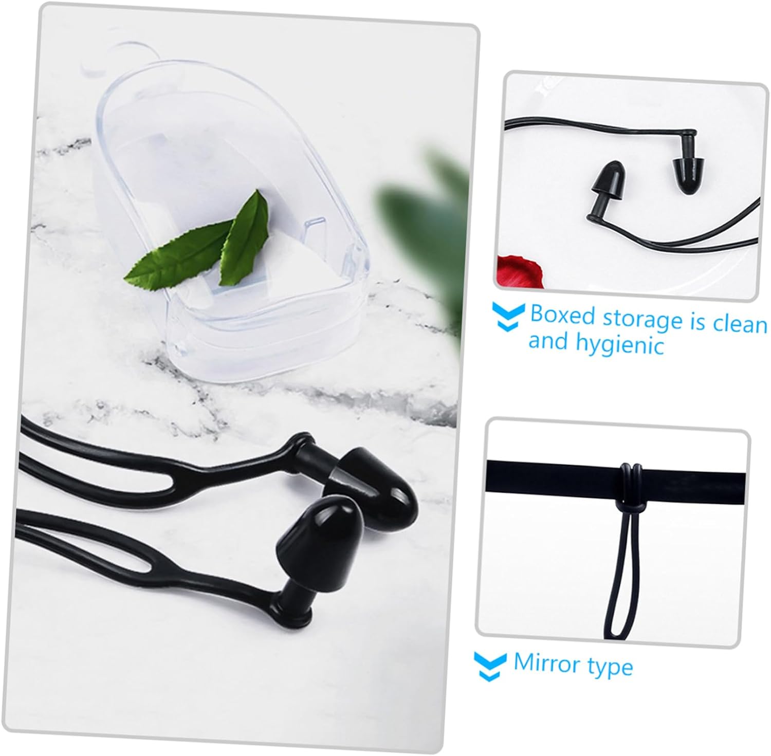 3Pairs Silicone for Swimming Diving Bathing Comfortable Reusable Ear Protection for Adults for Water Sports Activities